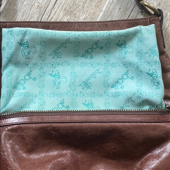 Babee D Distressed Soft Brown Leather Shoulder Bag - Picture 5 of 16